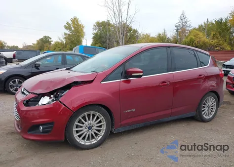 2014 Ford C-Max Hybrid Sel z USA, uszkodzony, nr VIN 1FADP5BU2EL505799